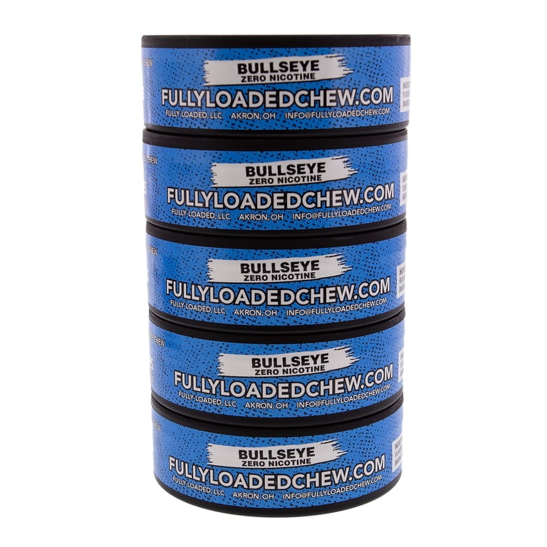 fully loaded tobacco free chew Fully Loaded Tobacco and Nicotine Free Mint Pouches, Bold Flavor, 5 Cans