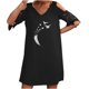 thumbnail image 1 of Vestidos de manga corta con hombros descubiertos y encaje con cuello en V estampado sexy de verano para mujer Fridja bnh5443, 1 of 9