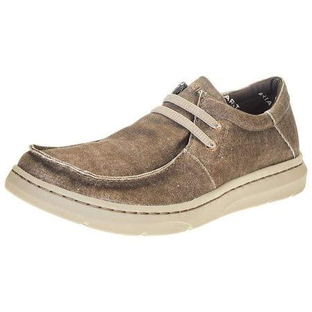 

10038389 MEN`S ARIAT HILO STRETCH BROWN CANVAS SHOE
