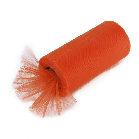 Masteelf  2 Rolls DIY Netting Fabric Wedding Decorations Party Supplies Orange