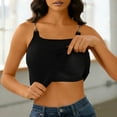 thumbnail image 3 of Lace Trim Ribbed Crop Tank Tops for Women Solid Sleeveless Form Fitting Cami Tops Soft Breathable Blouse for Casual and Layering Wear, 3 of 8