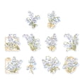 thumbnail image 1 of 30pcs Flower Stickers Multi Purpose Unique Floral Decorative Stickers for Handbook Notebook Album Lily of The Valley, 1 of 5