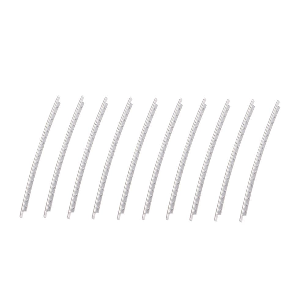 Aktudy 24pcs 2.0mm Silver Acoustic Guitar Fret Wire Fretwire Fit for