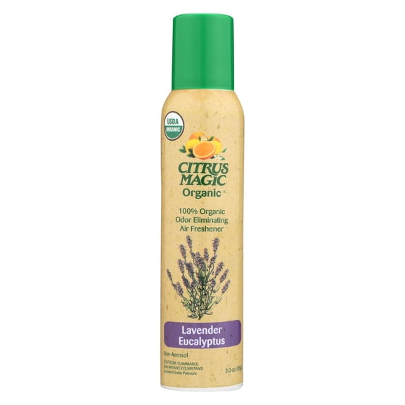 Citrus Magic Organic Odor Eliminating Air Freshener - Lavender Eucalyptus