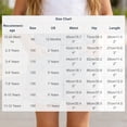 thumbnail image 3 of NAISIBABY Denim Shorts for Girls, with Pockets High Waist Hearts Ruffles Summer Cute Casual Jean Shorts Blue Size 12, 3 of 8
