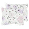 thumbnail image 5 of Sweet Jojo Designs Watercolor Floral Purple Pink and Grey Full/Queen Bed Comforter 3 Piece Bedding Set - 3 Piece, 5 of 6