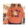 thumbnail image 6 of Spooky Teacher T-Shirt, Halloween Ghost Holding Pencil, Cute Fun Ghost Tee, Halloween Teacher Shirt, Spooky Season Apparel, 6 of 10