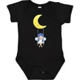 thumbnail image 3 of Inktastic Stardust Fairy, Cute Fairy, Fairy on a Swing, Moon Girls Baby Bodysuit, 3 of 5