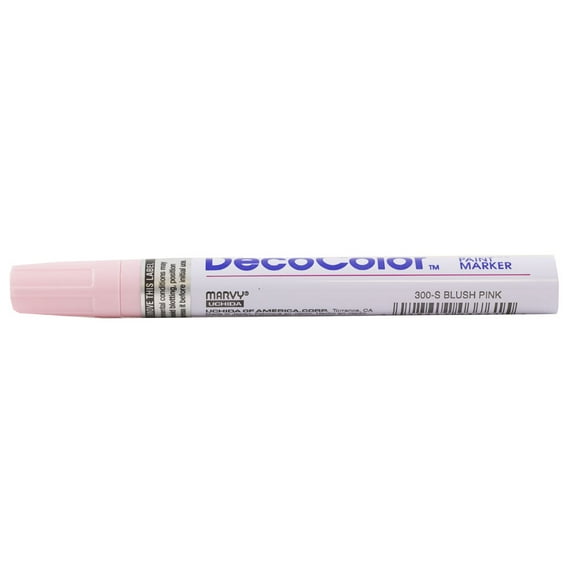 Marvy Uchida Broad Line Opaque Paint Marker, 1/Pack, Blush Pink