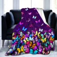 thumbnail image 2 of Wiueurtly Butterfly Blanket Butterfly Throw Blanket Soft Blankets Lightweight Cozy For Bed Couch Sofa, 2 of 6