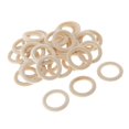 thumbnail image 4 of Unfinished Wood s Circles for Macrame Wall Hanging Craft 60mm 20pcs, 4 of 8