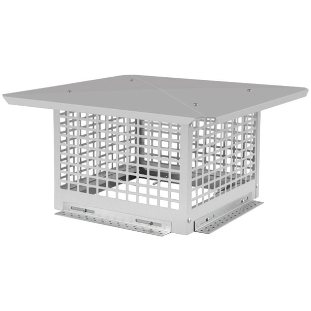 VEVOR Chimney Cap, 8" x 13" Flue Caps, 304 Stainless Steel Fireplace