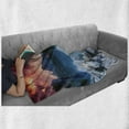 thumbnail image 6 of Outdoor Soft Flannel Fleece Blanket, Lake Forest Mountains National Park Slovakia Europe Dramatic Overcrast Sky Idyllic, Cozy Plush for Indoor and Outdoor Use, 50" x 60", Multicolor, by Ambesonne, 6 of 6