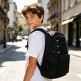 thumbnail image 7 of Versatile Mesh Backpack with Multiple Pockets, Breathable Lightweight Daypack for School Gym Beach Travel, 7 of 7