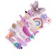 thumbnail image 4 of 14 piezas de pinzas para el pelo para niños y niñas, bonitas y exquisitas horquillas para el pelo con dibujos animados para la vida diaria, viajes, color morado y berenjena, 4 of 12