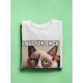 thumbnail image 3 of Poster Of Grumpy Cat  Sweatshirt Men -T-Line Designs, Male Large, 3 of 4