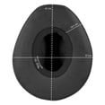 thumbnail image 5 of Sombrero Unisex Negro Gamuzina Gamuza Americana "L" Nueva Imagen, 5 of 5