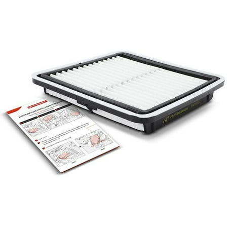 Engine Air Filter 1 - Compatible with 2008 - 2014 Subaru Tribeca 3.6L H6 2009 2010 2011 2012 2013