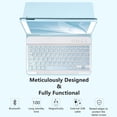 thumbnail image 3 of Detachable Wireless Keyboard Folio with Pencil Holder for 10.2" iPad 7th/8th/9th Gen, 10.5" iPad Air 3 / iPad Pro 10.5,Sky Blue, 3 of 7