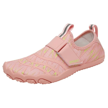 Fauean Womens Slip on Sneakers Beach Shoes Outdoor Swimming Fashion Sneakers Going Out Pink Size 40
