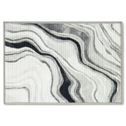 Mainstays Marble Fabric Mat, 18"x27", Black, Available in Multiple Colors