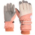 thumbnail image 4 of COMVALUE Kids Waterproof Ski-Gloves Warm Snow Gloves for 6-12 Years Winter Thick Warm Snowboard Gloves for Youth Teens (Beige, One Size), 4 of 5