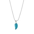 thumbnail image 2 of Collar de ala de ángel Yuyangstore de amatista natural Azul turquesa, 2 of 5