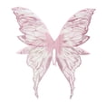 thumbnail image 4 of Disfraz de mariposa con alas para usar como accesorio fotográfico para fiestas de carnaval y festivales. Rosa, 4 of 9