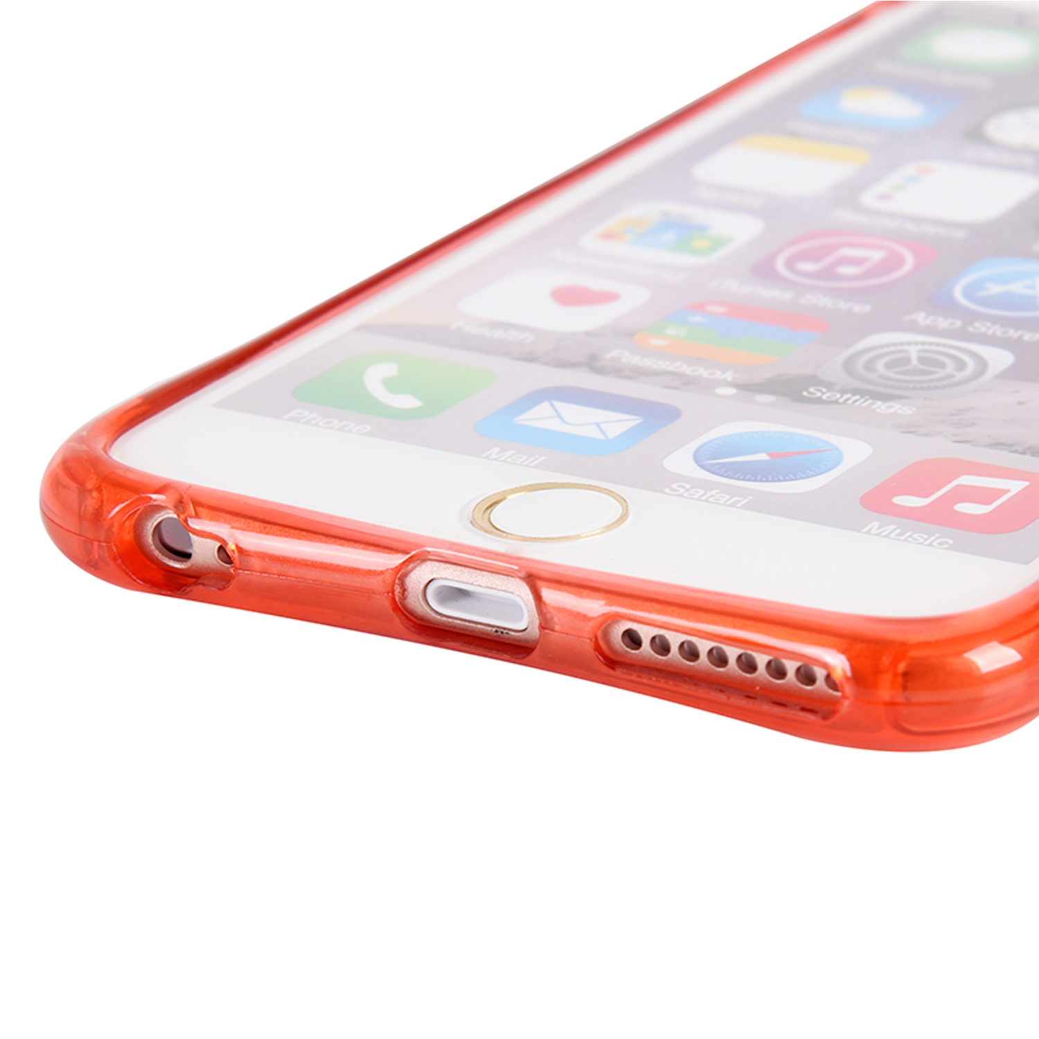 Translucent Crystal Slim Flexible Dotted TPU Skin Case for iPhone 6 iPhone 6s