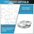 thumbnail image 3 of 150 Pack Rondelles Plates en Aluminium, 6 x 12 x 1mm Joints Plats, Argent, 3 of 6