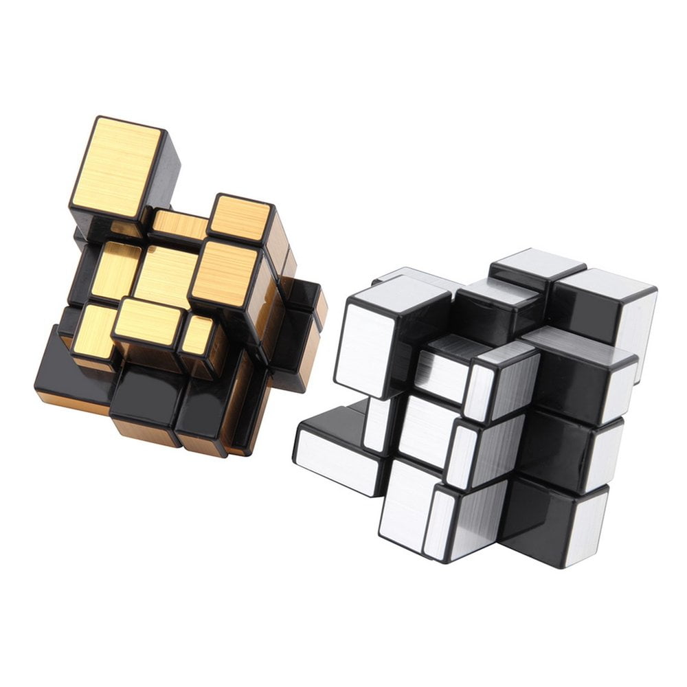 New 3 x 3 x 3 Magic Cube Puzzle Ruler Mirror Intelligence GaHeißer Verkauf 