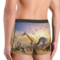 thumbnail image 5 of Haiem Wildlife Protection Men's Boxer Briefs, Every Day Comfort Stretch Cotton Moisture-Wicking Underwear-X-Large, 5 of 9