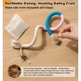 thumbnail image 5 of Cat Chew Ropes 3 Pcs, Cat Toys for Indoor Cats with Refillable Natural Catnip, Safe Teeth Cleaning Chew Toys, Interactive Kitten Nip Toys and All Breeds (23.6 Inches), 5 of 6