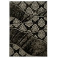 thumbnail image 1 of Jewel Ybor Brown & Black 5' x 7'6" Area Rug, 1 of 5