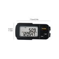 thumbnail image 2 of Mosiee 1X Walker Metering With A Clip & Lane Rope Large Screen Character Display For Measure Steps Counts Kilometer Stopwatch Pedometer, 2 of 9