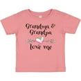thumbnail image 3 of Inktastic Grandma and Grandpa Love Me Heart Grandchild Boys or Girls Baby T-Shirt, 3 of 5
