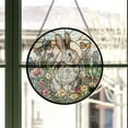 thumbnail image 3 of Cute Bunny Stained Glass Window Hanging, Celebration Hanging Decor, Mother’S Day Ornament, Love Day Home Decor, Christmas Decoration Gift, Commemorative 2025, 3 of 6
