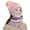 Pink, variant on Clearance! Hassda Thickend Womens Winter Face Scarf Cover Hat 3Pcs Knitted Set Scarf Outdoor Accessory Clearance Sale