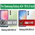 thumbnail image 2 of Samsung Galaxy A34 5G Case,Folmeikat with Screen Protector Shock-Absorption Flexible TPU Rubber Protective Cell Phone, 2 of 5