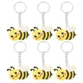 thumbnail image 4 of 6 llaveros con temática de abejas para fiestas, mochilas, bolsos, colgantes, llaveros de abejas, 4 of 8