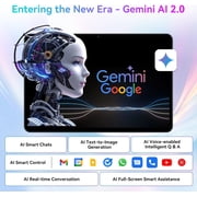 TABWEE AI Tablet Android 16 Tablets T80, 10.5 inch Tablet with HD+IPS Display, 12GB RAM+128GB ROM, 2TB TF, Gemini AI 2.0, GPS, 5G WiFi, 2.0GHz CPU ,5MP Camera, 6000mAh, GMS Certified, Gray