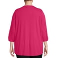 thumbnail image 5 of Just My Size Lightweight Rolled Sleeve Top (Women's Plus), 5 of 6