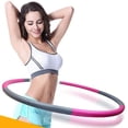 thumbnail image 2 of Aro de hula fitness para pérdida de peso, aro de hula fitness para principiantes, aro de hula hula para adultos, equipo de fitness fácil de llevar, 8 secciones Sincero Hogar, 2 of 7