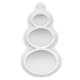 thumbnail image 1 of Moldes de silicona conejo/huevos forma moldes de pendientes asimétricos para hacer llaveros, huevos de Pascua Feliz Sencillez, 1 of 5