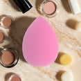 thumbnail image 4 of Unique Bargains 2 Pcs Portable Teardrop Face Makeup Sponge Rose Red, 4 of 4