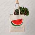 thumbnail image 2 of Bolso de mano con patrón de sandía para mujer, contra la guerra de lona bandolera, bolso de compras reutilizable, el mejor regalo para la Paz, 2 of 5