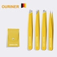 thumbnail image 2 of Stainless Steel Slanted Eyebrow Tweezer For Fine Hairs Removal Makeup Tool Combo, 2 of 6