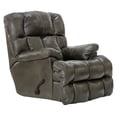 thumbnail image 2 of Boyd Chaise Rocker Recliner in Gray Top Grain Italian Leather, 2 of 11