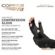thumbnail image 3 of Guantes de compresión Copper Fit Standard Black S/M, 3 of 5