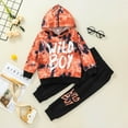 thumbnail image 2 of Odeerbi Baby Boys Girls Coats Sweatshirt Children's Autumn Pullover Two-piece Children's Hooded Sweater + Trousers Suit, 2 of 9